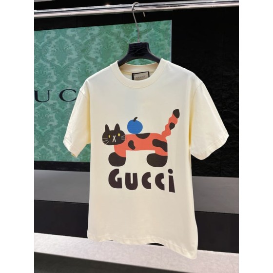 Gucci Early Spring Collection High-Weight Short-Sleeve